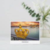 ストックホルム、スウェーデン旅行はがき シーズンポストカード (スタンド正面)