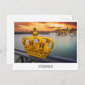 ストックホルム、スウェーデン旅行はがき シーズンポストカード (正面/裏面)