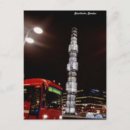 ストックホルム、スウェーデン ポストカード (正面)