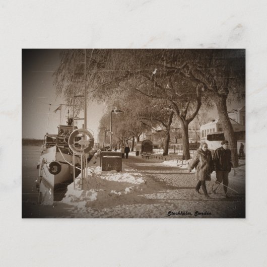 ストックホルム,スウェーデン ポストカード (正面)