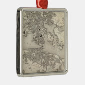 ストックホルム、スウェーデン メタルオーナメント (右)