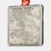 ストックホルム、スウェーデン メタルオーナメント (左)