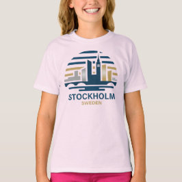 ストックホルム スウェーデン ヨーロッパ Tシャツ