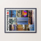 ストックホルム – スウェーデン – 愛 –  ジグソーパズル (横)