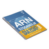 ストックホルム – トラベルジャーナル ノートブック (右側)