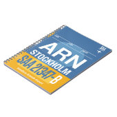 ストックホルム – トラベルジャーナル ノートブック (左側)