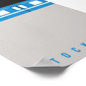 ストックホルム – メトロ – ポスター (角)