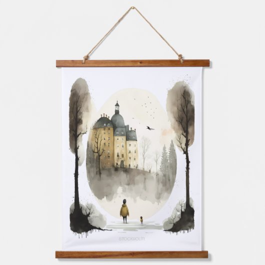 ストックホルム 吊り下げ型タペストリー (正面)