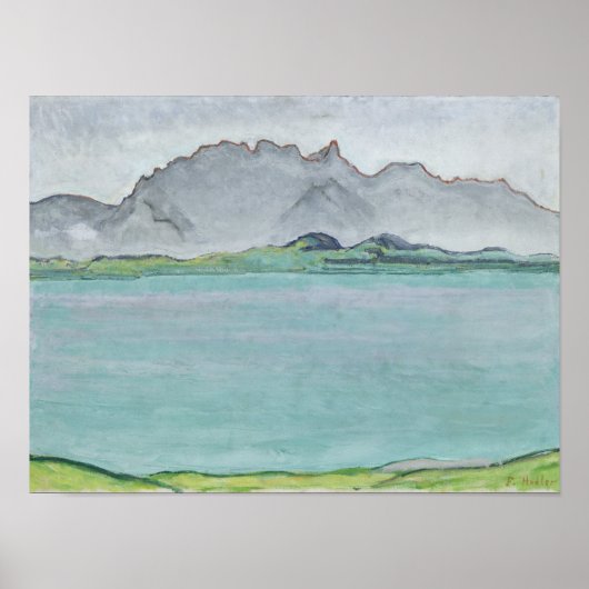 ストックホルン山脈とトゥン湖, 1911 ポスター (正面)