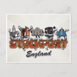 ストックポートの漫画キャラクター ポストカード