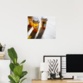 ストック・ページのピルボトル ポスター (ホームオフィス)