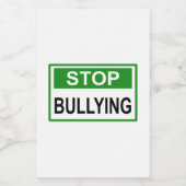 ストップいじめ看板 フードラベル (シングルラベル)