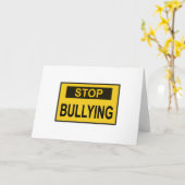 ストップいじめ黄色 カード (黄色い花)