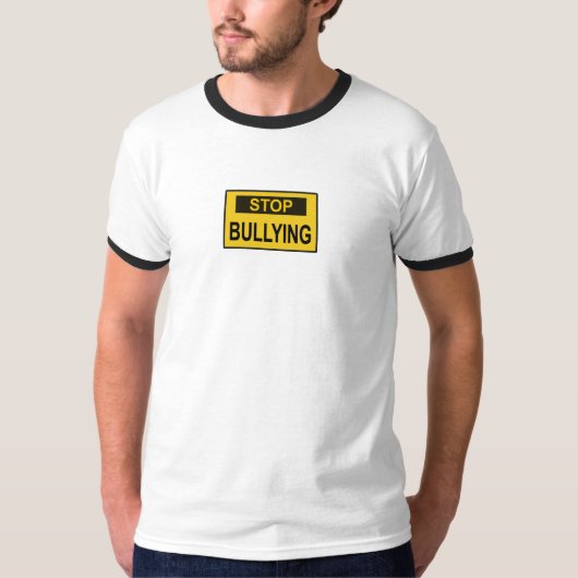 ストップいじめ黄色 Tシャツ (正面)
