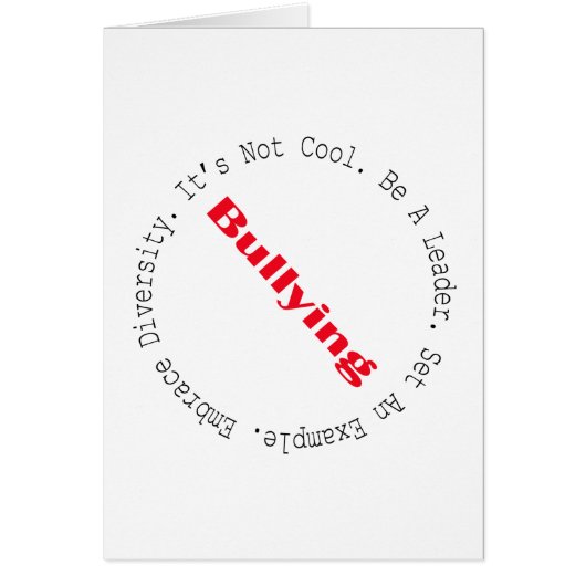 ストップいじめ – 概要 (正面)