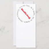 ストップいじめ – 概要 (裏面)