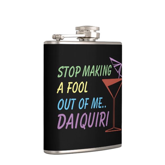 ストップおばかさん大切りおもしろい引用文 フラスク (右)