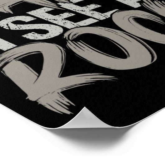 ストップおもしろい車は岩の地質学者ロックHunを見る ポスター (角)