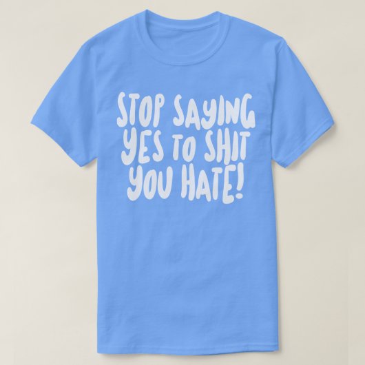 ストップことわざYesへ嫌い Tシャツ (デザイン正面)