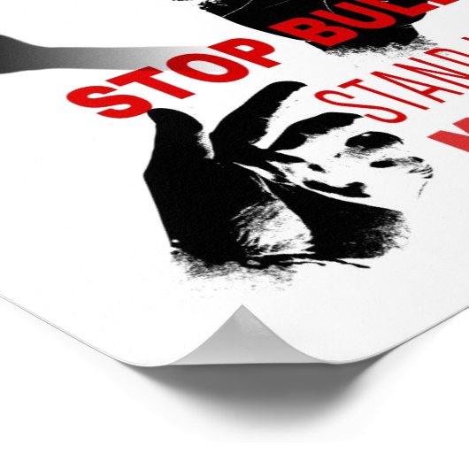 ストップじめ ポスター (角)