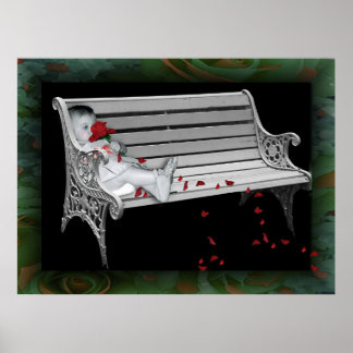 ストップと臭いバラ-プリント ポスター