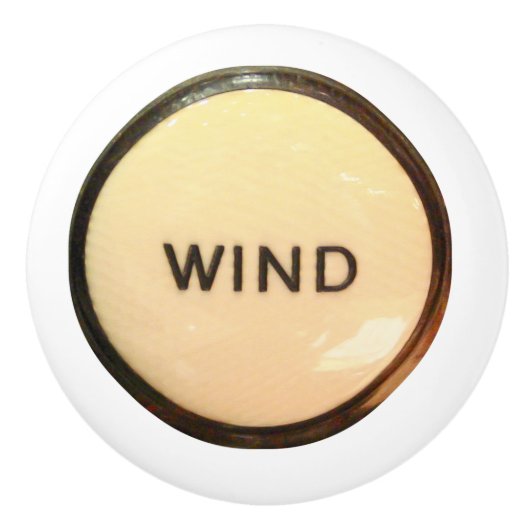 ストップの陶磁器の引出しの引き セラミックノブ (正面)