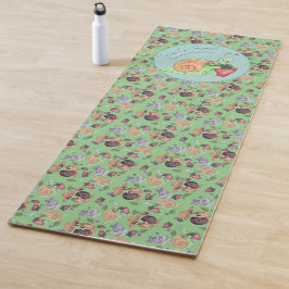 ストップの香りカタツムリの模様 ヨガマット