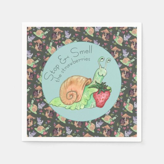 ストップの香り スタンダードカクテルナプキン (正面)