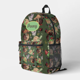 ストップの香り プリントバックパック