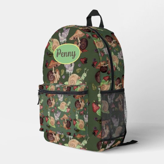 ストップの香り プリントバックパック (裏面右端)