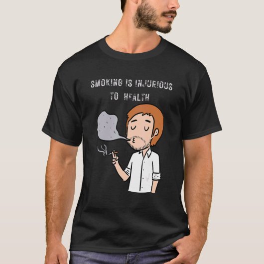 ストップやめ喫煙喫煙はTに有害 Tシャツ (正面)