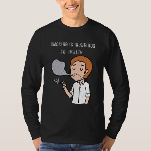 ストップやめ喫煙喫煙はTに有害 Tシャツ (正面)