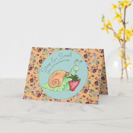 ストップイチゴの香りが気にC カード (黄色い花)