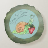 ストップイチゴの香り ラウンドクッション (裏面)