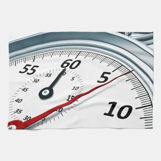 ストップウォッチ キッチンタオル (横)