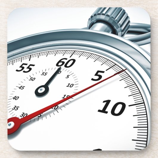 ストップウォッチ コースター (正面)