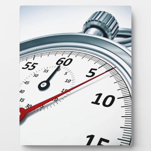 ストップウォッチ フォトプラーク (正面)