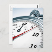 ストップウォッチ ポストカード (正面/裏面)