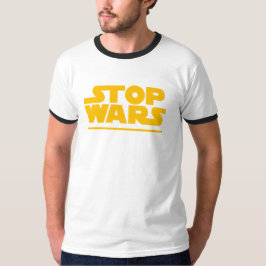 ストップウォーズ パロディロゴ Tシャツ