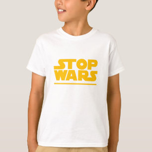 ストップウォーズ パロディロゴ Tシャツ