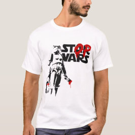 ストップウォーズ パロディロゴ Tシャツ