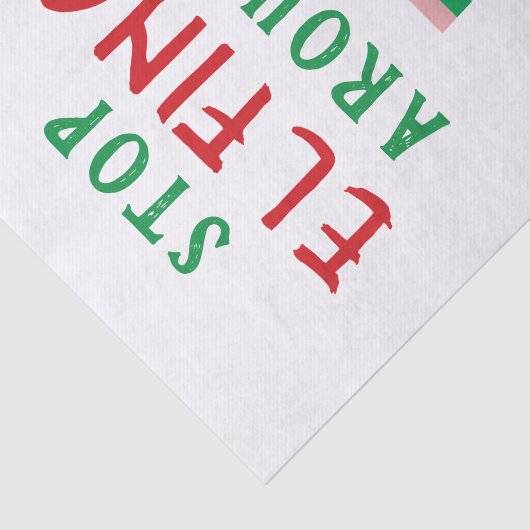 ストップエルフィンのまわりにグのことわざ小妖精や小人 薄葉紙 (詳細)