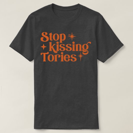 ストップキスをするServer Tシャツ (デザイン正面)