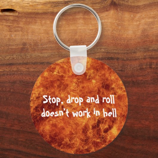 ストップキーチェー転がン キーホルダー (正面)