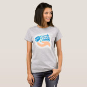 ストップコロナウイルス女子ティー Tシャツ (正面フル)