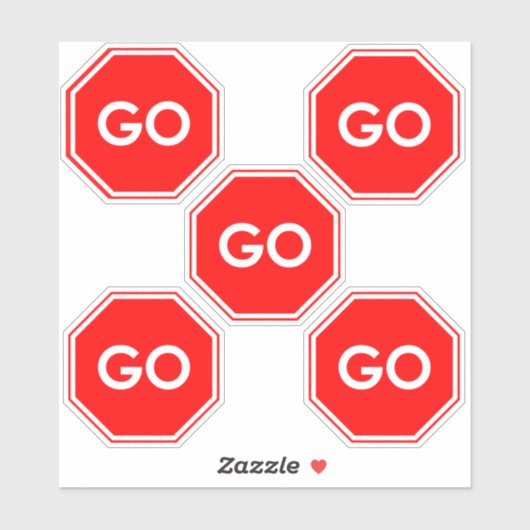 ストップサインユーモア5カスタムカットのビニールのシール シール (シート)