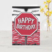 ストップシンボルや象徴 カード (黄色い花)