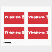 ストップストップ印システッカー 長方形シール (シート)