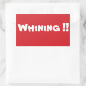 ストップストップ印システッカー 長方形シール (バッグ)