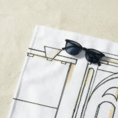 ストップストーリービーチタオル ビーチタオル (インサイチュ)